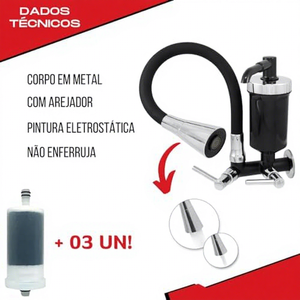 Grifo de Pared Flexible Gourmet CASA PREMIER con Filtro, 3 Recargas de Vela, Tipo Motor de Gasolina - Product Image 2