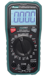 FUZRR FR133C 4000 Sayımlı Kompakt Dijital Multimetre AC/DC Gerilim Akım Direnç Kapasitans Frekans Test Cihazı 400Hz - Product Image 3