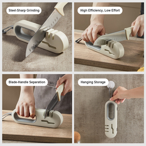 Afilador <span class=keywords><strong>de</strong></span> Cuchillos Profesional <span class=keywords><strong>de</strong></span> 3 Etapas con Barra <span class=keywords><strong>de</strong></span> Cerámica, Placa Recubierta <span class=keywords><strong>de</strong></span> Diamante y Guía <span class=keywords><strong>de</strong></span> Aleación <span class=keywords><strong>de</strong></span> Tungsteno para un Cuidado Completo del Filo - Product Image 5