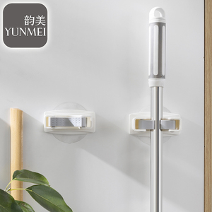 Supporto Multiuso Adesivo per Mop da Parete, Senza Foratura, Organizzatore per Cucina e Bagno, Porta Scopa e <span class=keywords><strong>Spazzola</strong></span> <span class=keywords><strong>WC</strong></span> - Product Image 6