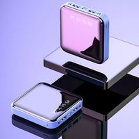 Cargador Portátil Pequeño con Pantalla Digital, 10000mAh 20000mAh, Carga Rápida Tipo-C USB, para Viajes al Aire Libre