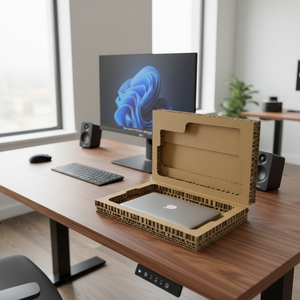 Scatola Regalo in Carta a Nido d'Ape per Vino, Ecologica e Biodegradabile, Confezione Stile Libro, Scatola Regalo Biodegradabile Stile Libro - Product Image 5