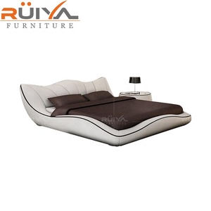 Hotel Bedroom Set <strong>Low</strong> Back Wood Queen Size <strong>Double</strong> <strong>Bed</strong>,loft <strong>Bed</strong> Queen Size - Product Image 2