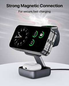 Petit <span class=keywords><strong>chargeur</strong></span> sans fil magnétique portable 15W pour <span class=keywords><strong>iPhone</strong></span> 12/<span class=keywords><strong>13</strong></span>/14/15/16/17 Series pour Airpods 2/3/4/Pro pour Apple Watch - Product Image 3
