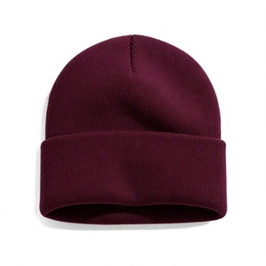 Premium Quality Wool Blend 3D Embroidery Breathable <b>Waterproof</b> Warm Knitted Beanie <b>Cap</b> for Unisex Winter Outdoor Casual Wear - Product Image 1