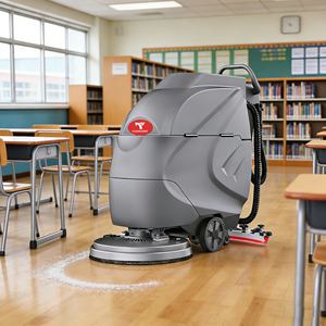 آلة تنظيف الأرضيات كلين هورس إكس 3 بتصميم منخفض الضوضاء وعرض تنظيف 510 مم تعمل بالبطارية مع وسادات قابلة للتكيف لتنظيف المستشفيات - Product Image 2