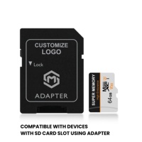 Caméra 4k vidéo professionnelle industrielle tactile pc ordinateur portable caméra 16GB 32gb 64gb 128gb MLC Micro tf Card Memory SD card Adapter