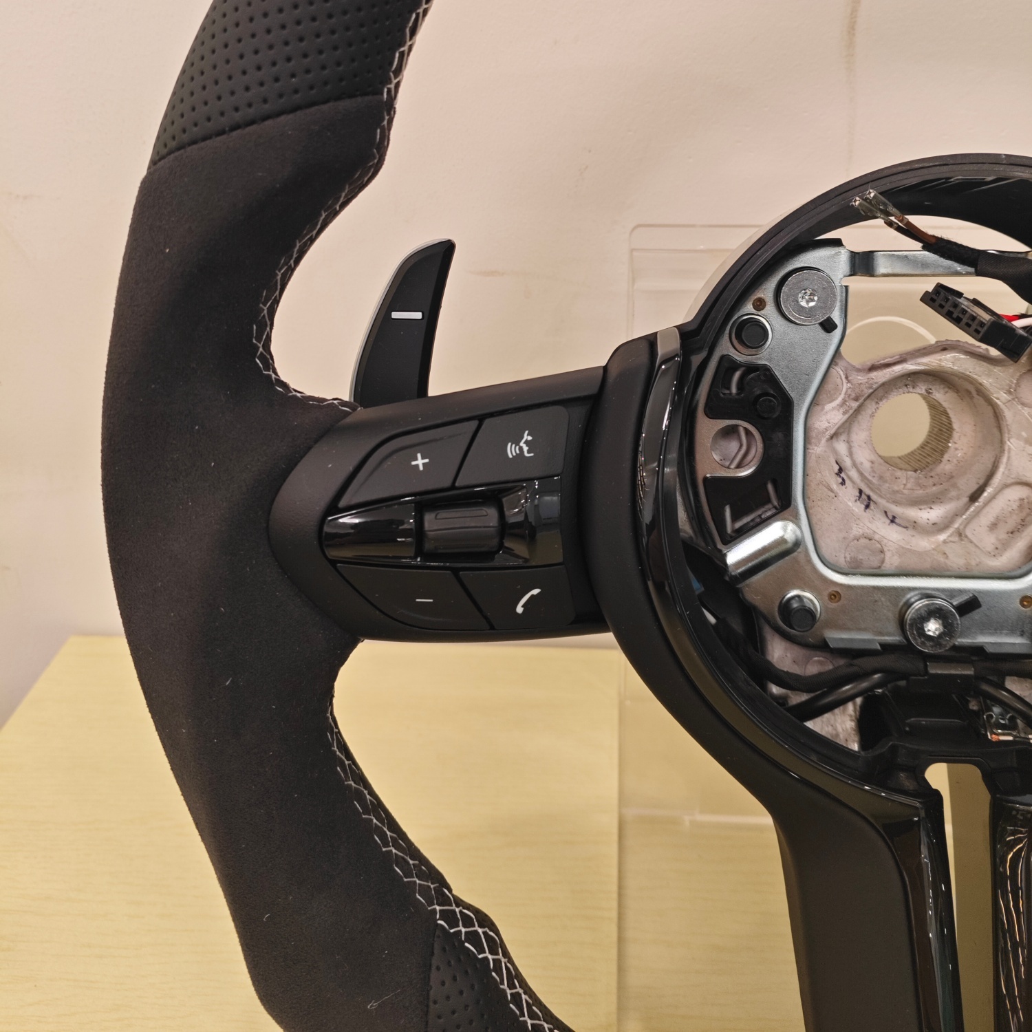 Perforated Suede Steering Wheel (BMW Fitment), photo 5