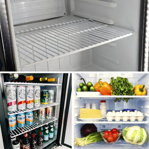 Nhà sản xuất tùy chỉnh nhựa PE lớp phủ kim loại dây thép không gỉ lưới thương mại tủ đông tủ lạnh Giá tủ lạnh dây kệ - Product Image 5