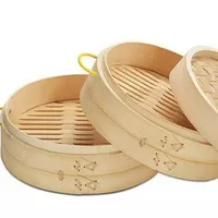 Bamboo Steamer Basket for Steamed Bread