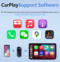 Wooboobox-Nouveau lecteur multimédia sans fil CarPlay Android Auto Adapter 2 In1 Carplay Smart Box Plug Play pour voitures universelles