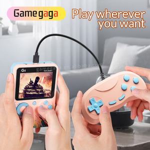 G5 8 bits Macaron 500 en 1, console de jeux vidéo rétro miniature classique, console de jeux portable avec manette pour cadeau de Noël - Product Image 2
