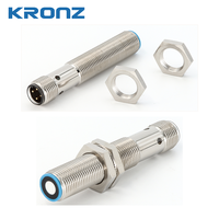 Capteur de distance ultrasonique KRONZ U12, sortie analogique 0-10V, portée de détection 20-120mm, IP67, connecteur M12 4 broches, industriel