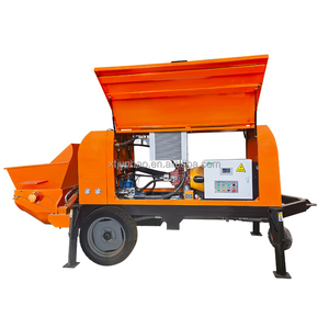 Diesel/bomba concreta móvel pequena da máquina concreta portátil diesel/elétrica da bomba para a construção - Product Image 5