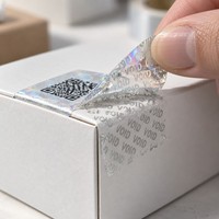 Autocollant de sécurité inviolable VOID avec logo personnalisé, étiquette de sécurité anti-ouverture à usage unique