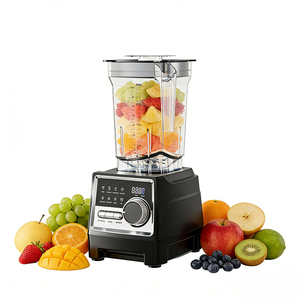 Licuadora RANBEM Eléctrica de Alta Resistencia, Comercial y Doméstica, 2200W, Velocidad Variable, 6 Motores de Cobre Puro, Plástico, Trituradora de Hielo, Bajo Ruido, para Smoothies - Product Image 1