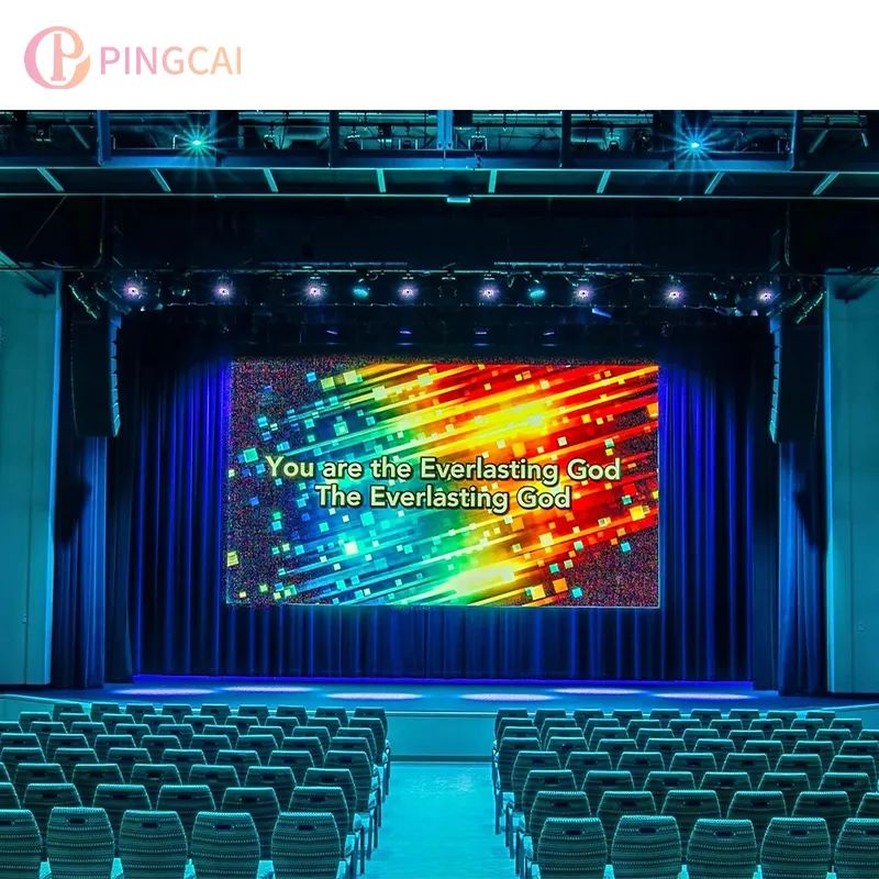 PINGCAIHD防水高解像度高輝度可動ビデオウォールレンタル屋外LEDスクリーンディスプレイ