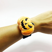 Pulseras Reutilizables y Duraderas de Estilo Terrorífico para Halloween, Recuerdos de Fiesta para Niños, Diseños Surtidos, Decoraciones de Halloween