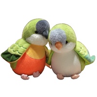 Jouet en peluche perroquet mignon de dessin animé, rembourrage en coton PP, marionnette de ventrilogie pour bébé de maternelle