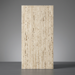 Dalles de sol et de mur en porcelaine pleine masse, effet terrazzo argenté, 600x1200mm, finition brillante - Product Image 1