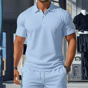 Camiseta Deportiva de Secado Rápido para Hombre con Logotipo Personalizado - 100% Poliéster Transpirable y Suave para Golf y Entrenamiento, Camiseta de Alto Rendimiento Lisa - Product Image 2