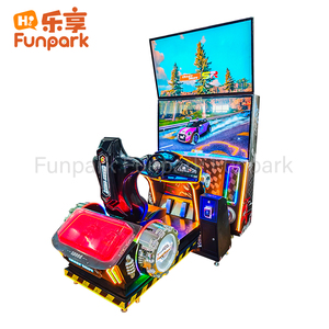 Console de jeu de course à double écran ultra-large de 65 pouces, simulation dynamique de luxe à monnayeur, en anglais - Product Image 4