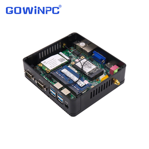 Mini PC industriel sans ventilateur avec processeur Intel Celeron J4125 J6412 ou N95 Quad Core, WiFi 4G 5G, entrée CC 936V, deux ports COM - Product Image 3
