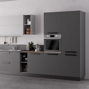 Armoire <span class=keywords><strong>de</strong></span> cuisine en bois massif, meuble avec Double <span class=keywords><strong>four</strong></span> - Product Image 3
