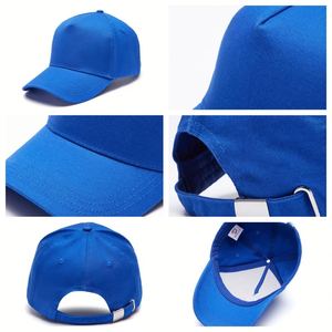 Gorras de Béisbol Personalizadas de 5 Paneles con Bordado 3D, Color Negro Liso, para Hombre y Mujer, Gorras con Visera Curva y Cierre a Presión - Product Image 2