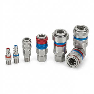 Servizio di Lavorazione CNC Dazao per Accoppiamenti Rapidi UQD Personalizzati in Acciaio Inox 316, Ottone e Alluminio - Product Image 1