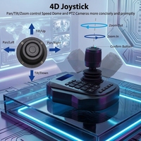 Controlador de Teclado en Red IP PTZ con Joystick 4D MYTECH y Pantalla LCD para Cámaras IP Domo PTZ de Alta Velocidad