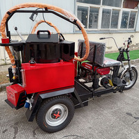 LONGSHUN Équipement de fusion de scellant pour routes en asphalte à conduite autonome facile à utiliser avec moteur fiable pour la circulation sur routes rurales