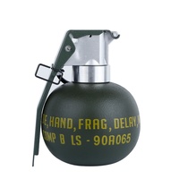 Modèle de grenade M67, ornements statiques militaires personnalisés pour intérieur, pour films, télévision, en plastique, gel, PC, décoration tactique pour fans de CS