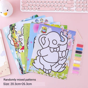 ملصق رمل للأطفال سهل الاستخدام بالجملة مع رسومات كرتونية ورسومات برمال للأطفال - Product Image 6