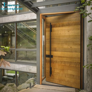 Portes <span class=keywords><strong>d</strong></span>'<span class=keywords><strong>entrée</strong></span> pivotantes <span class=keywords><strong>en</strong></span> <span class=keywords><strong>bois</strong></span> <span class=keywords><strong>massif</strong></span> de style moderne Seeyesdoor pour l'extérieur de la maison - Product Image 2