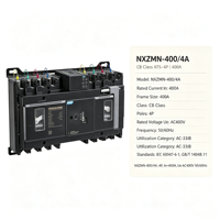 CHINT NXZMN-100 100A 3P 4P CB Commutateur de transfert automatique IP30 35kA Triphasé Double Alimentation Certifié CE 400V AC RS485
