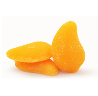 Bonbons en gelée douce en forme de mangue, vente chaude, halo thaïlande