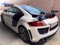 Nouveau Spoiler Arrière en Fibre de Carbone Style P KSUI TTS TTRS MK3 pour Audi TT TTS Ailerons Coffre Becquet