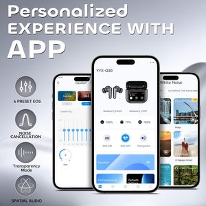 YYK-Q30 Bluetooth 5.4 LCD màn hình cảm ứng ANC + enc chủ động giảm tiếng ồn Tai nghe không dây TWS ai thông minh dịch tai nghe - Product Image 2