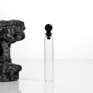 Custom Refillable 1ml <strong>1.5ml</strong> 2ml 2.5ml 3ml Mini Glass Tube Vial <strong>Perfume</strong> Sample Test Tube <strong>Bottle</strong> With Ball Stopper - Product Image 1