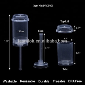 Contenitore Push Pop in plastica per uso alimentare Design facile da riporre per servire il gelato cocktail torte-utensili per torte - Product Image 4
