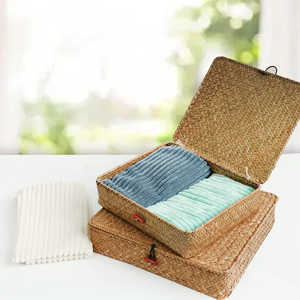 ตะกร้าเก็บหญ้าทะเล100% ทำด้วยมือสินค้าใหม่ผลิตในเวียดนาม - Product Image 6