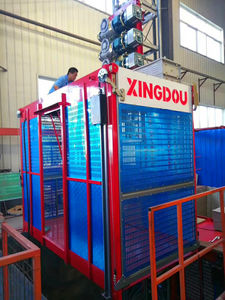 Xingdou CN;SHN palan de Construction électrique pièces d'ascenseur <span class=keywords><strong>Alimak</strong></span> 150m & 250m 2*2000kg 3m * 1.5m * 2.5m élévateur électrique à pignon de crémaillère - Product Image 3