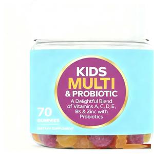 Oem Kinderen Multivitamine & Probiotische Gummy, Immuun & Spijsvertering Gezondheid, Vitaminen A, D, C, E, <span class=keywords><strong>B</strong></span>, Zink, Gummy Supplement - Product Image 2