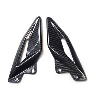 ฝาครอบพักเท้าคาร์บอนไฟเบอร์แห้ง 3K สำหรับ Triumph Street Triple 765RS ปี 2023 2024 2025 - Product Image 1