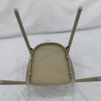 Fauteuil de patio avec dossier en corde tressée à la main, chaise de salle à manger en plastique moulé monobloc durable, siège d'extérieur toutes saisons pour jardin