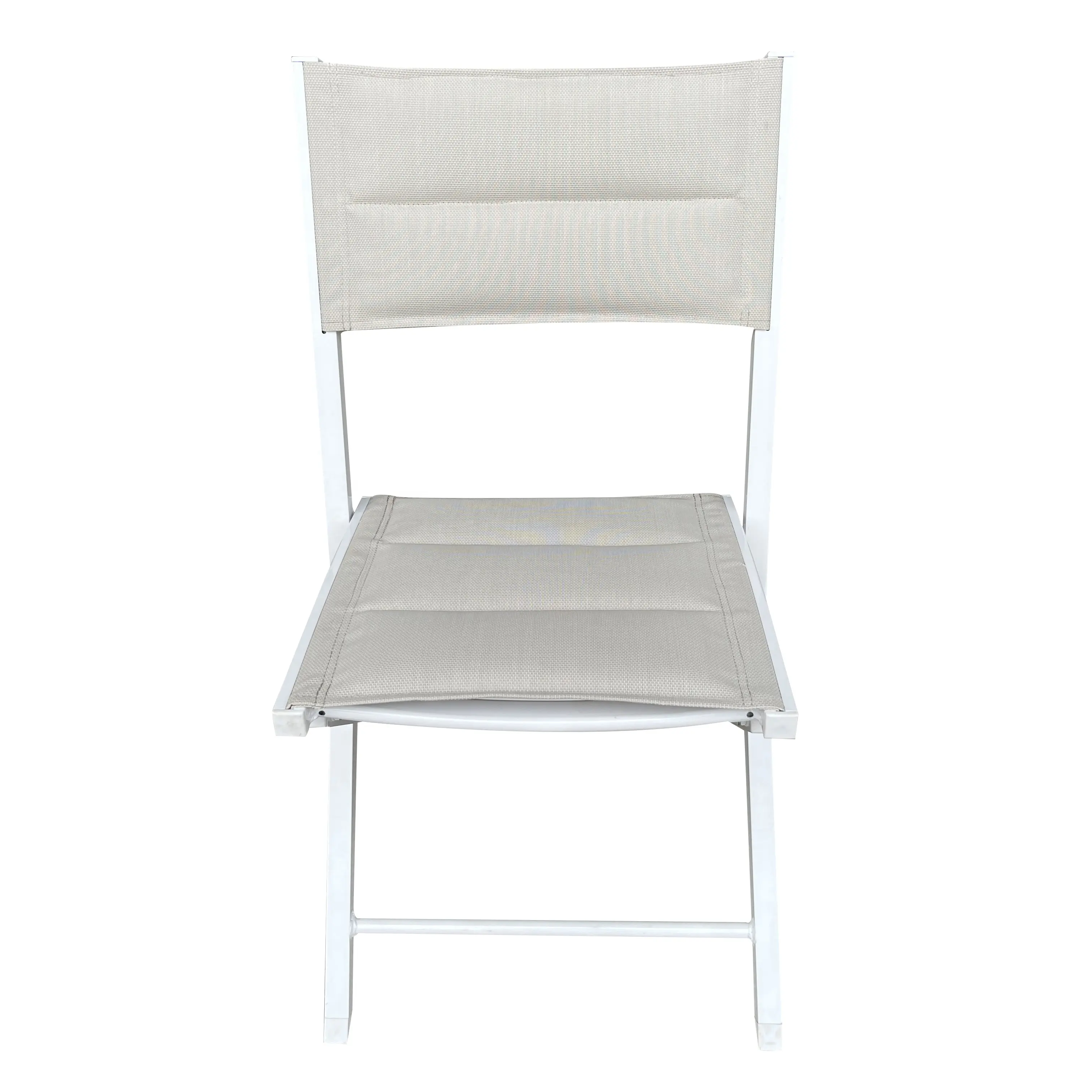 UN Leisure Aluminium Textylene Mesh Sling Fabric Padded Portable Outdoor Garden Folding Chair