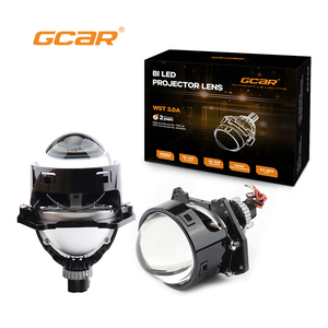 Gcar 3.0 Inch 55W Ô Tô Chiếu Sáng Quang Học <span class=keywords><strong>LED</strong></span> Đèn Bi <span class=keywords><strong>LED</strong></span> Ống Kính Máy Chiếu Cho Trang Bị Thêm - Product Image 1