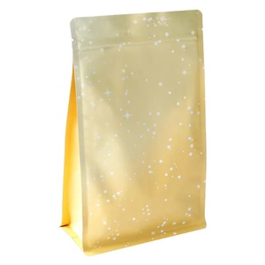 Sachet refermable anti-humidité avec fermeture éclair pour aliments secs, noix, design imprimé gratuit, pochette mate de haute qualité à fond stable - Product Image 1