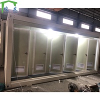 Salle de bain préfabriquée à panneau sandwich pour toilettes publiques modulaires et extérieures bon marché